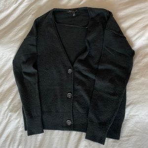 Button Up V-Neck Cardigan